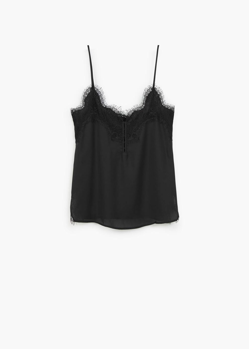 Top debruns renda | MANGO