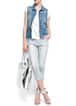 Striped capri trousers