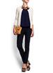 Basic round neck cardigan
