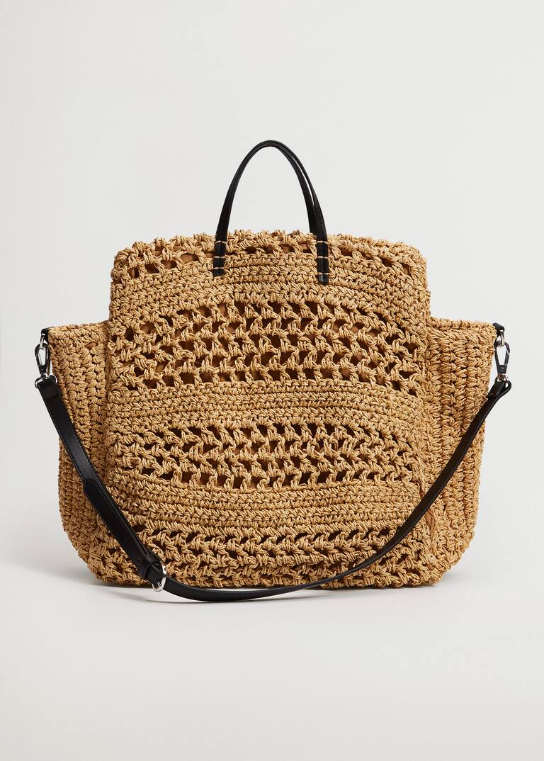 Raffia handmade bag Women Mango United Kingdom