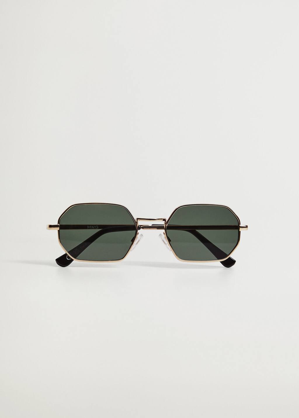 hexagon frame sunglasses
