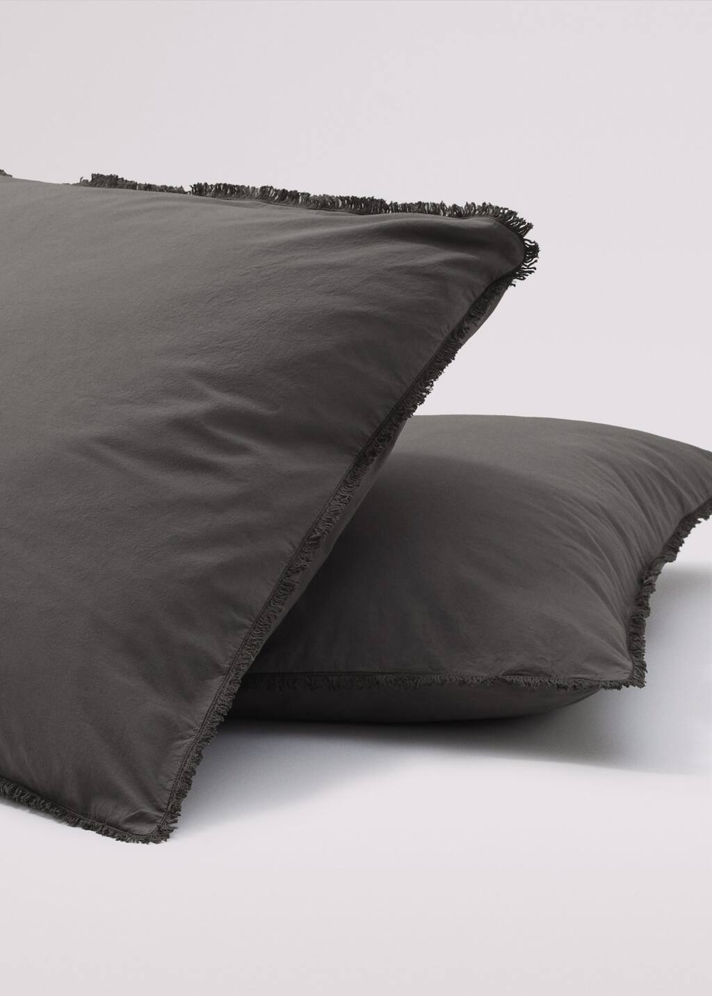 dark gray pillow cases