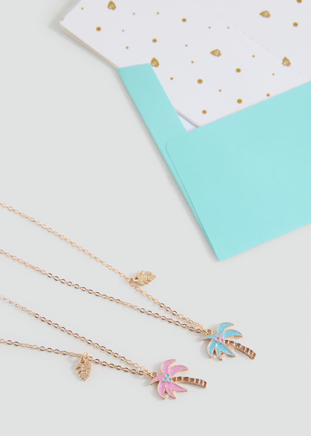 Mango 2 Pack Of Necklaces Gold