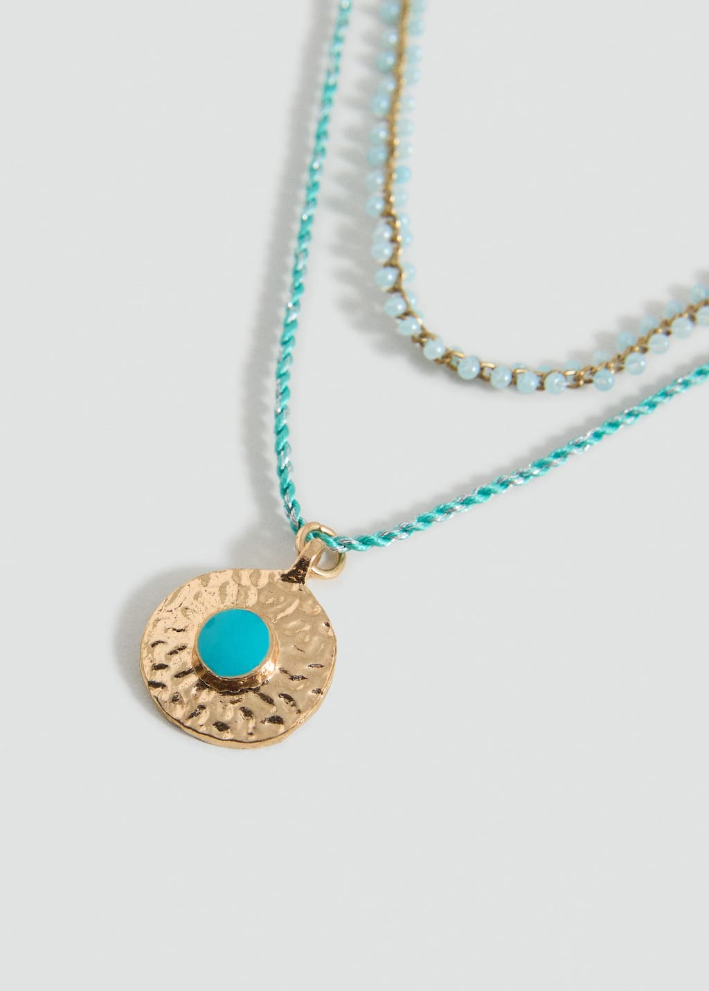 Mango Teen Combined Necklace Pack Turquoise