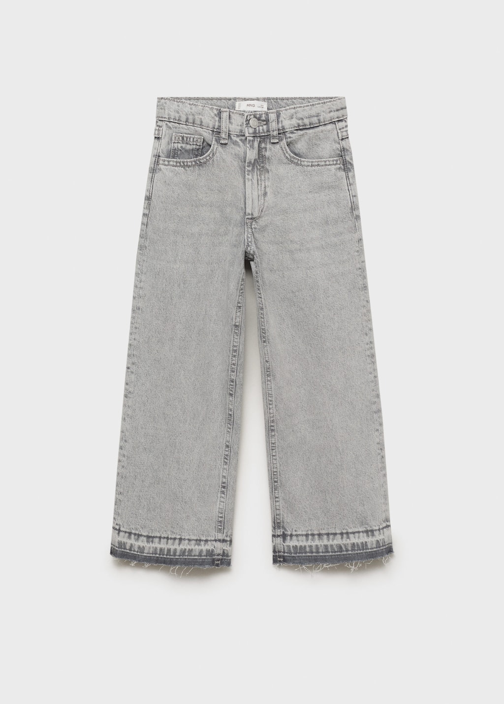 Mango Jeans Culotte Mid-waist Comfort Denim Grey