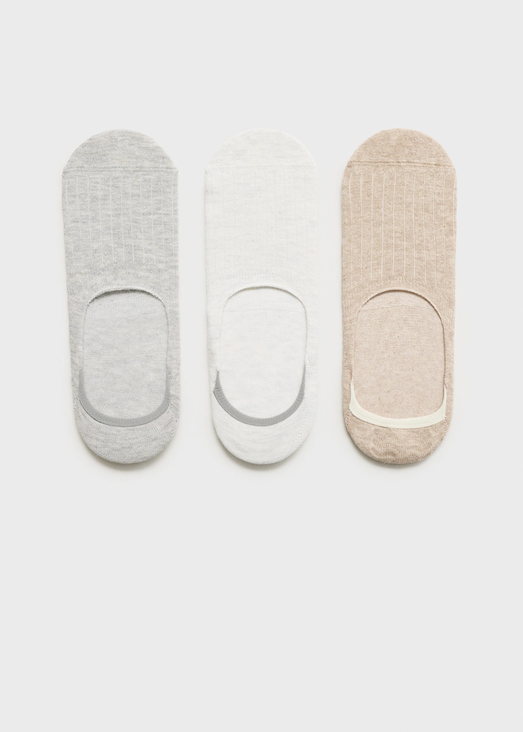 Mango Man Chaussettes Écru - Homme - 40-42 -