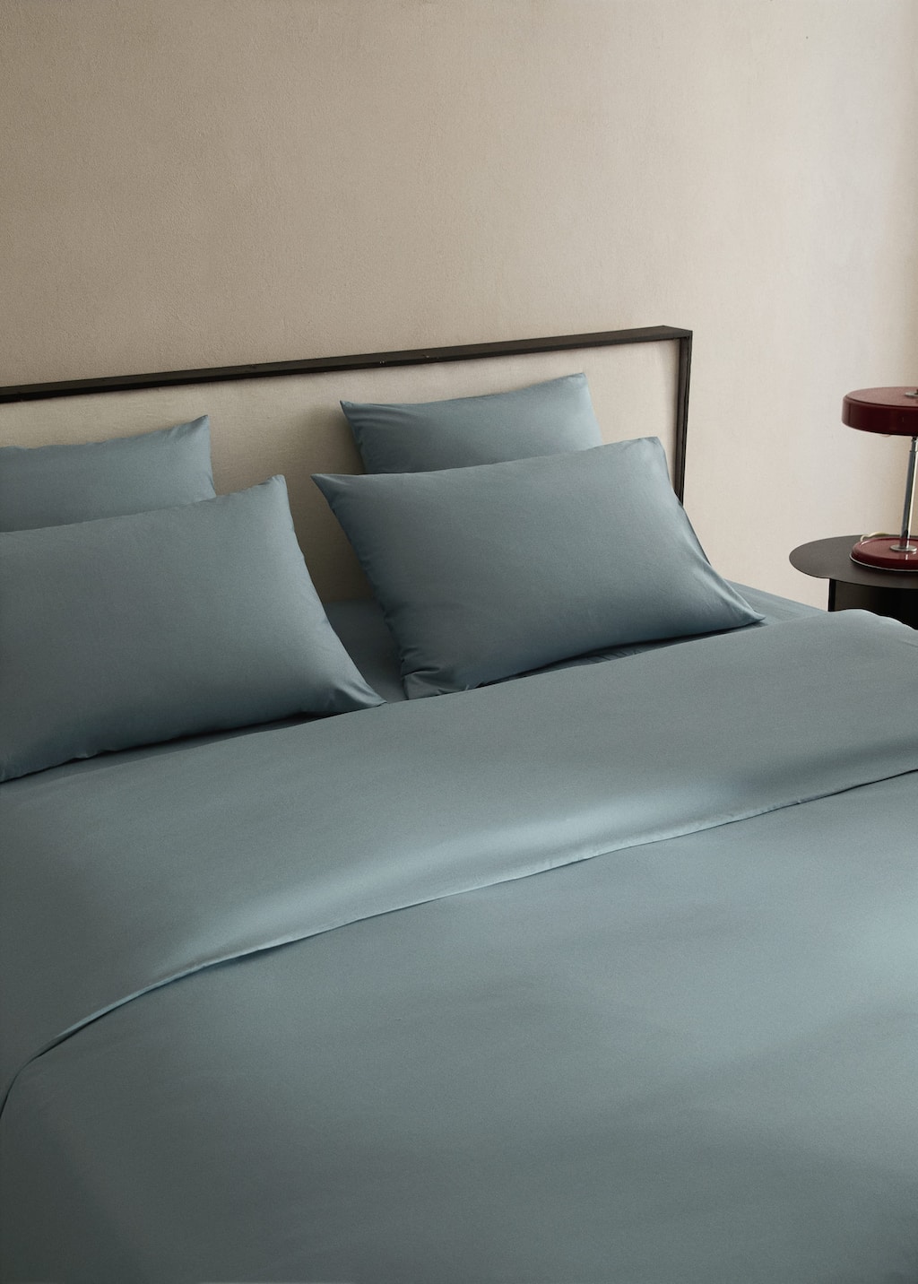 Cotton percale duvet cover for 150/160 cm bed