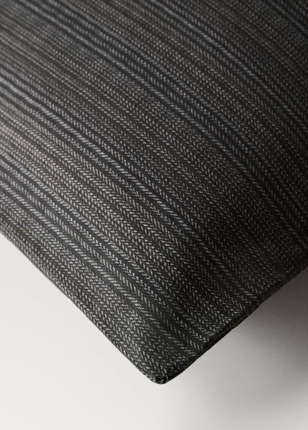 Percale cotton tailored-print duvet cover for 180/200 cm bed
