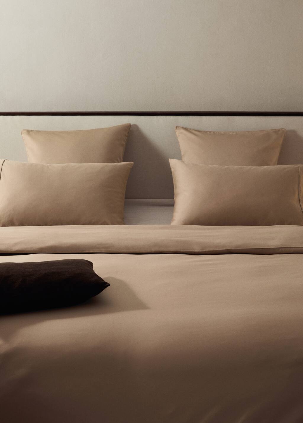 600-thread count satin cotton duvet cover for 180/200 cm bed