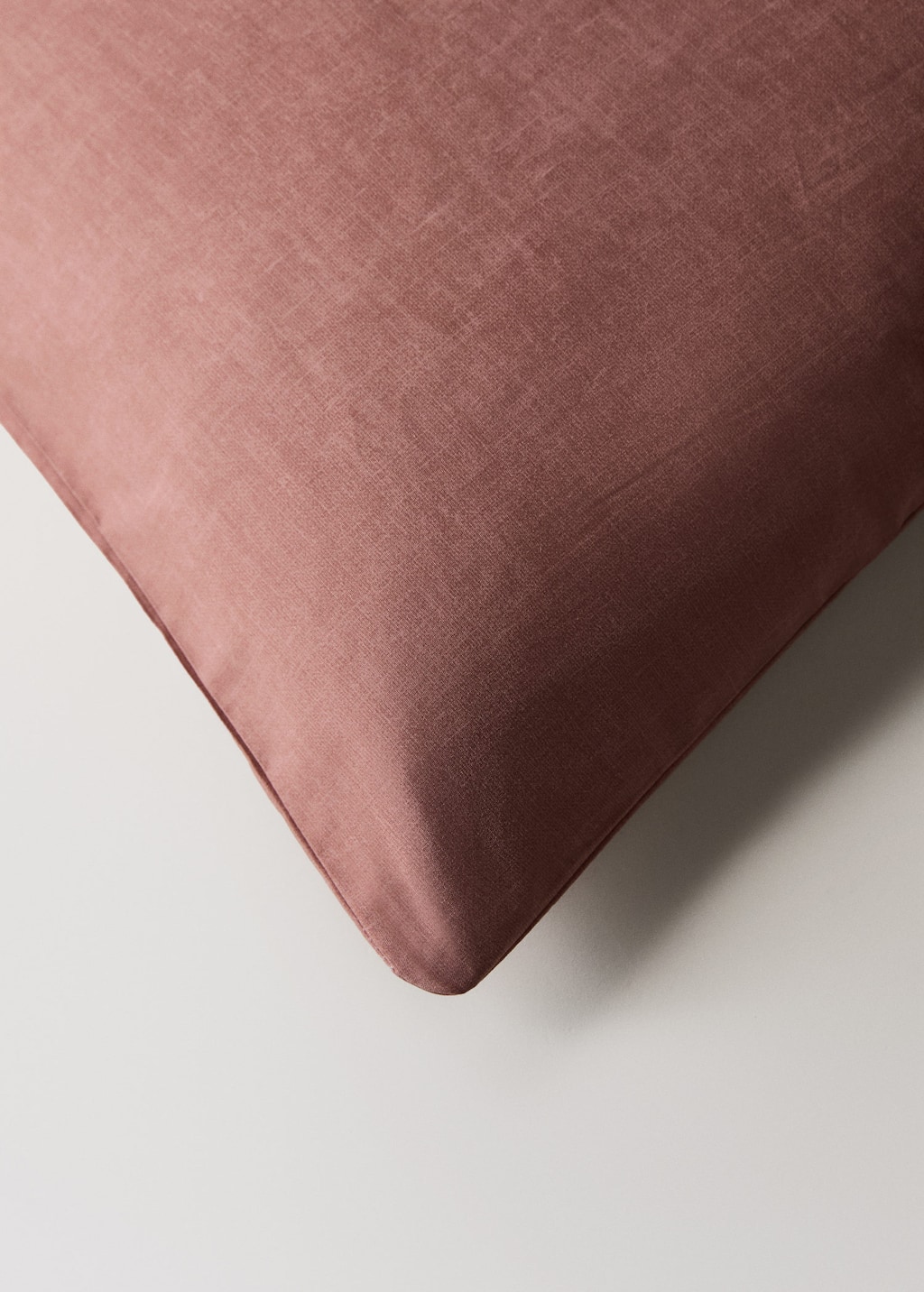 Percale cotton floral-print duvet cover for 135 cm bed