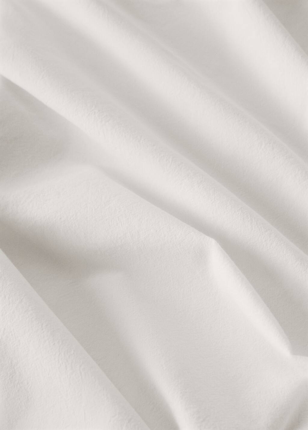 Percale cotton duvet cover with chiffon ruffle for 200 cm bed