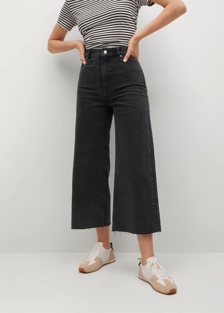 Jeans culotte high waist Women Mango USA