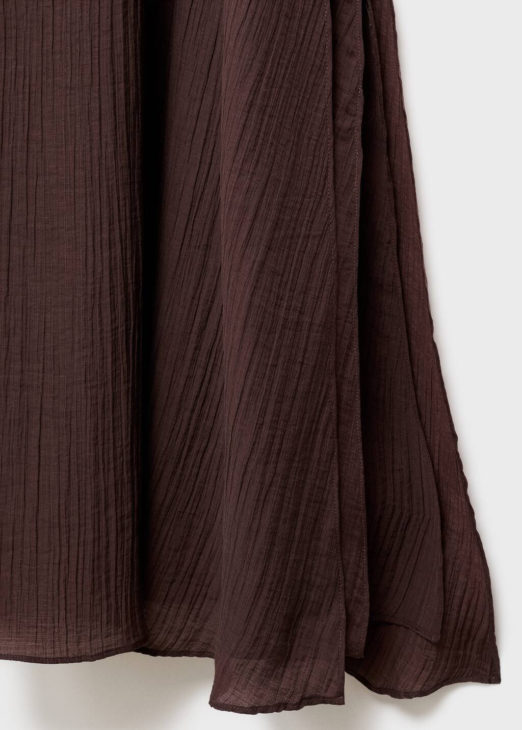 Halter-neck lyocell dress