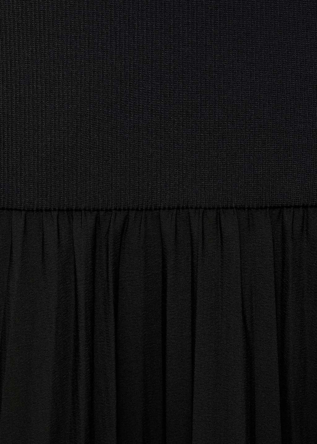 Combined pleated dress