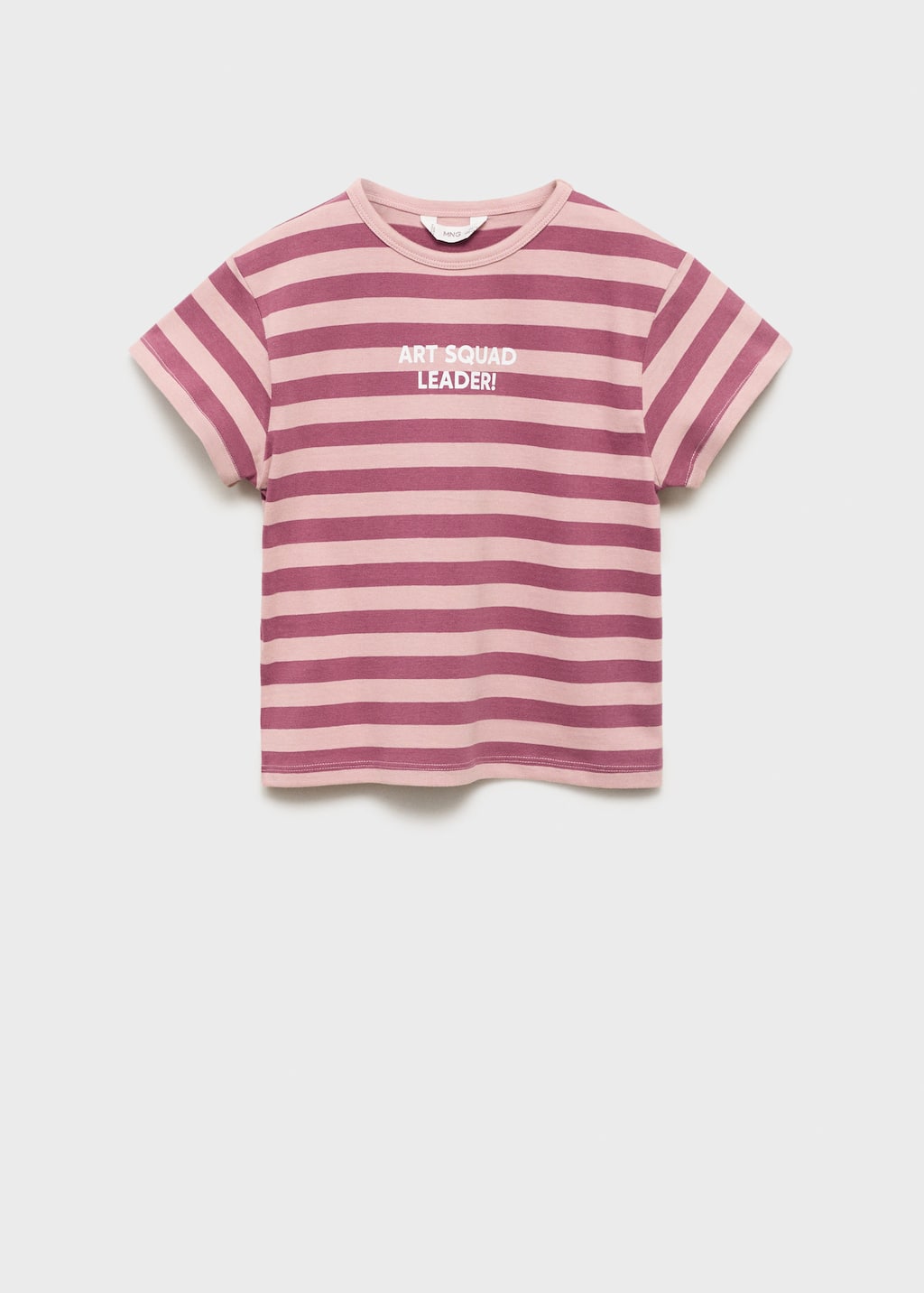 Printed striped T-shirt