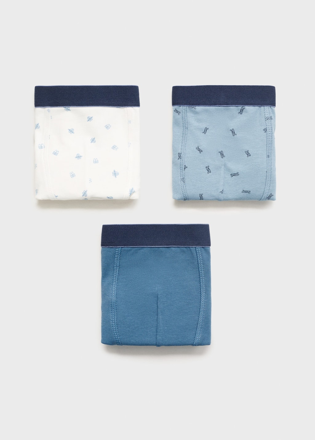 Mango 3-pack Combined Briefs Blue