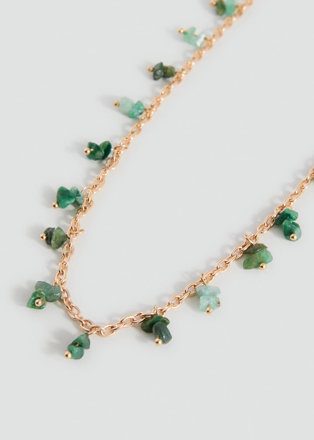 Bead stone necklace