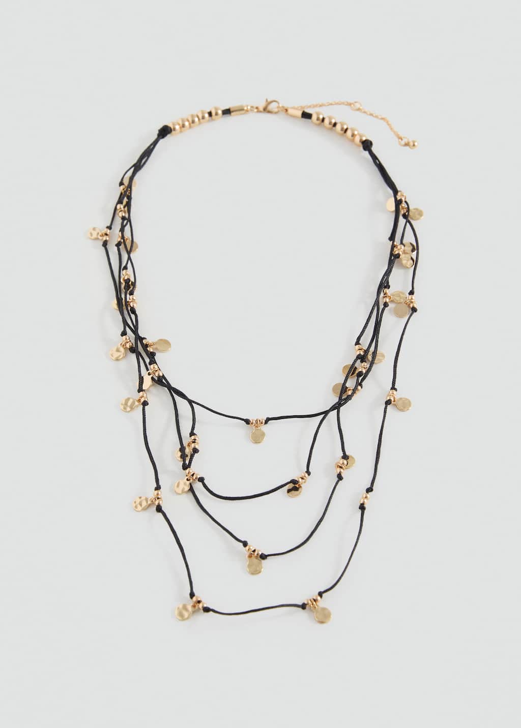 Coin charm necklace