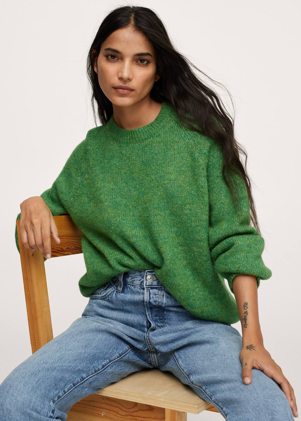 mango basics sweater