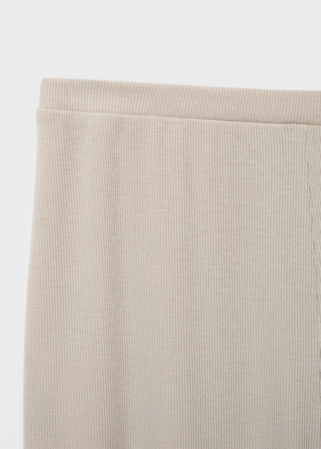 Ribbed-knit pajama pants