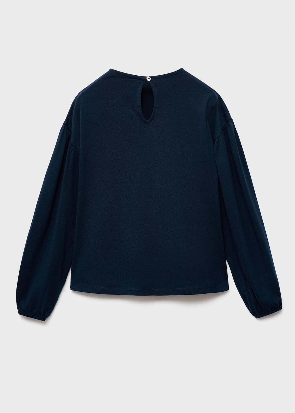 T-shirt with gathered details