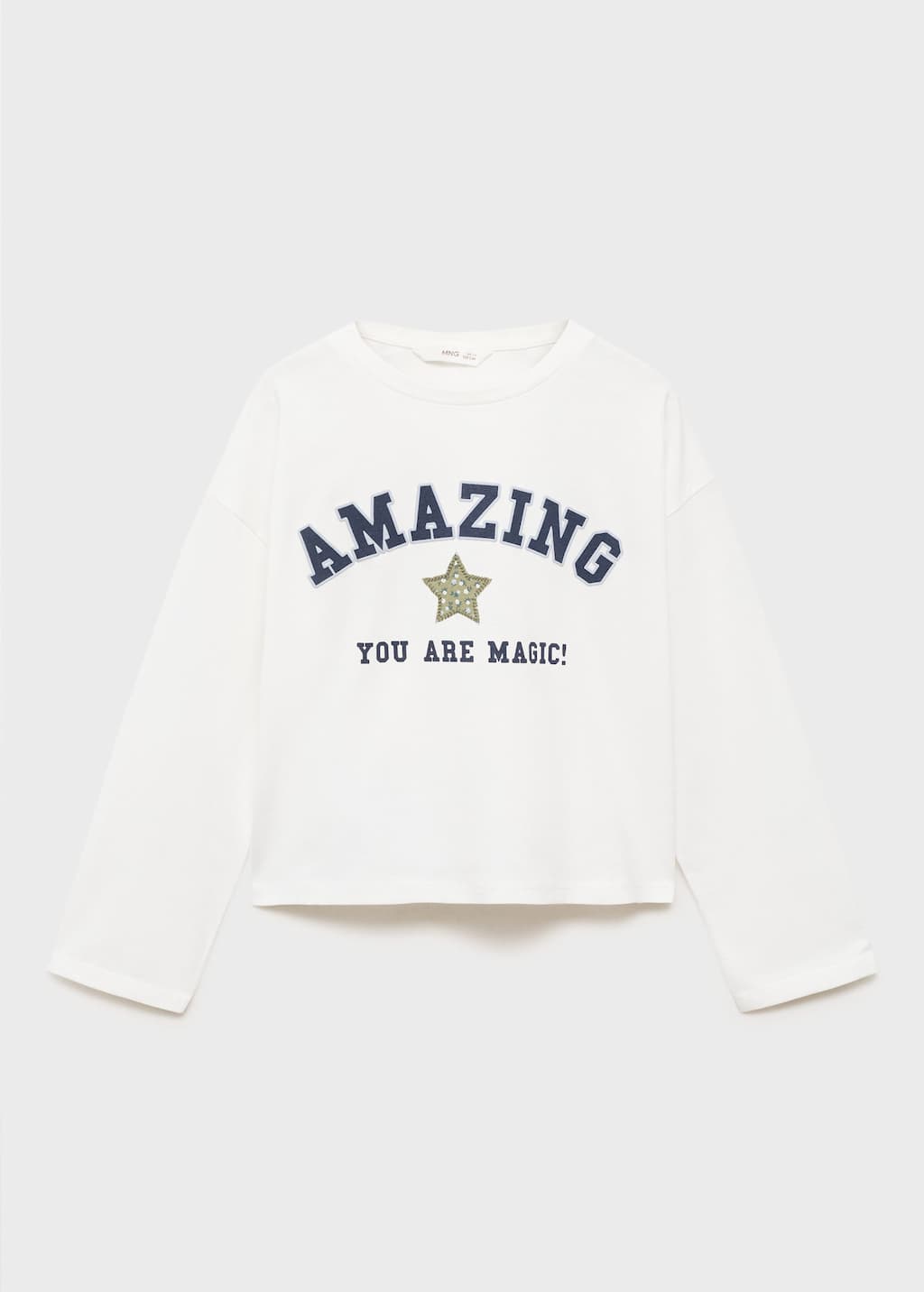 Mango T-shirt Off White In White