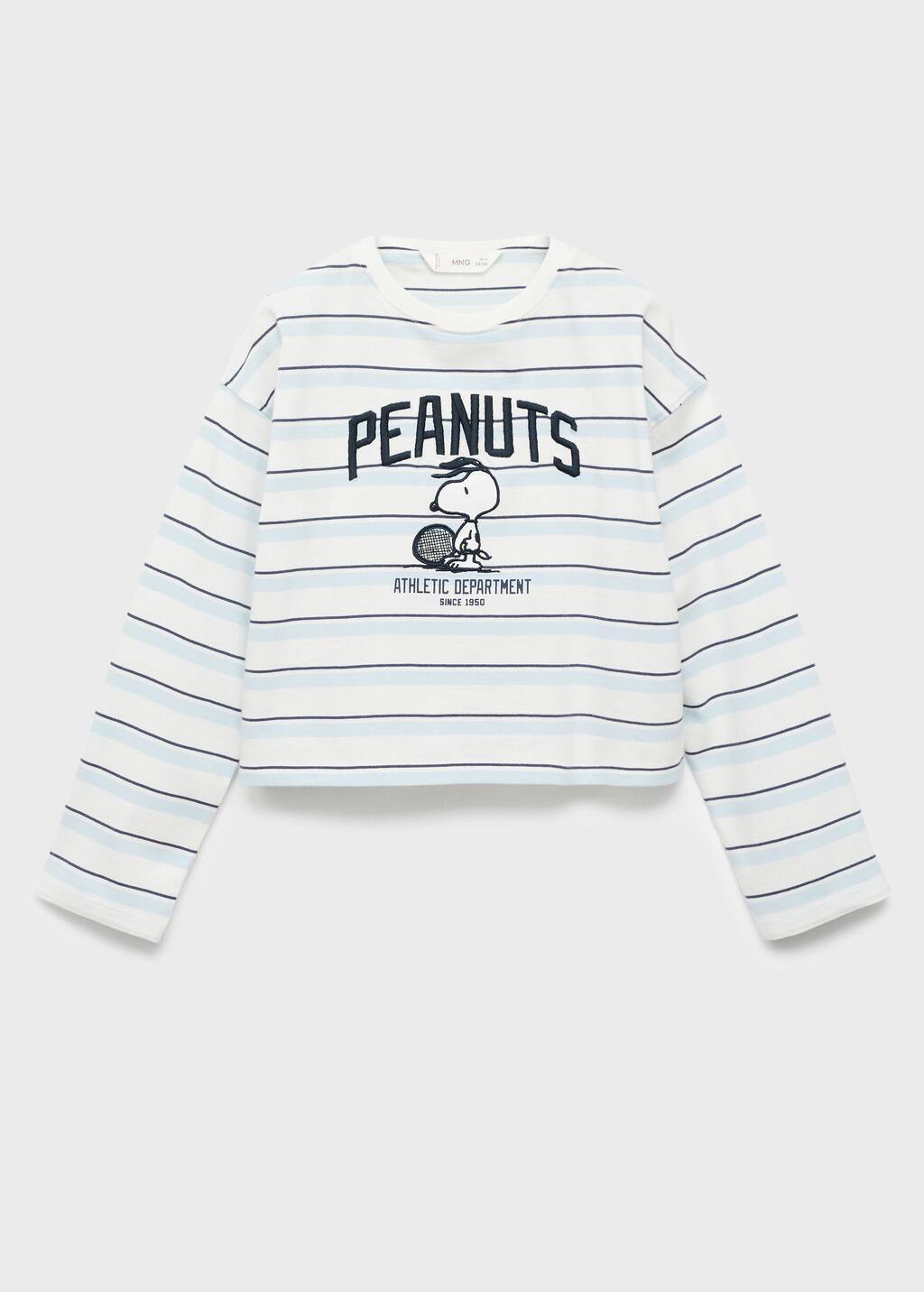 Mango T-shirt Bleu Ciel - Enfants - 9-10 Ans - Kids In White