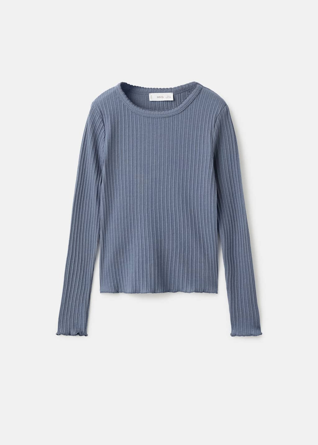 Mango T-shirt Indigo Blue In Blue