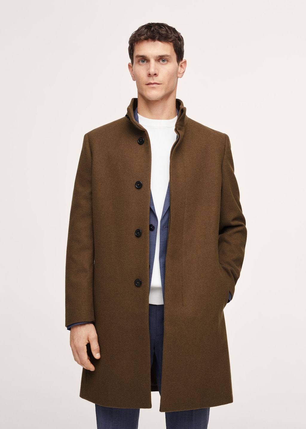 Mango overcoat mens Clearance