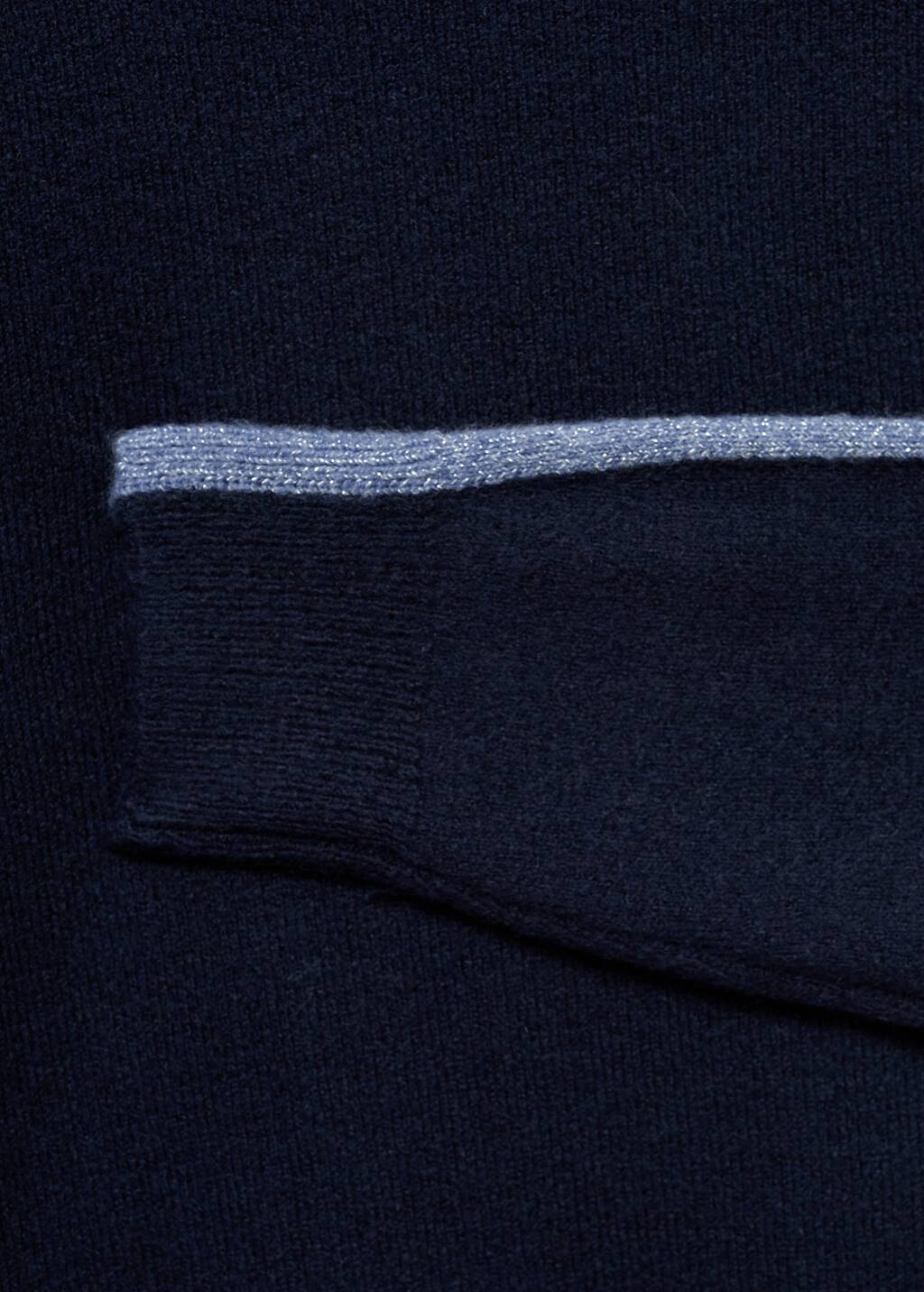Knit embroidered sweater