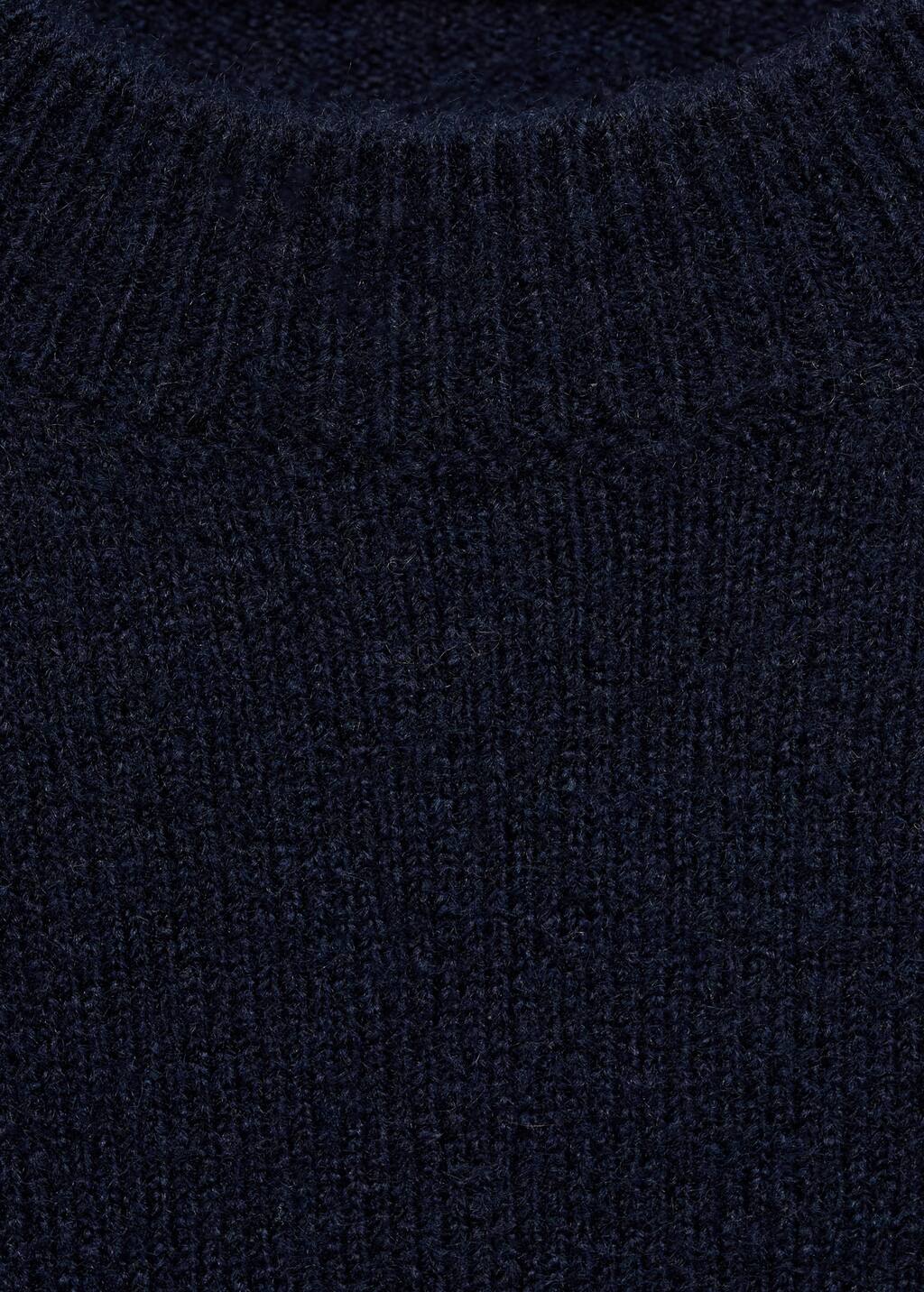 Knit embroidered sweater