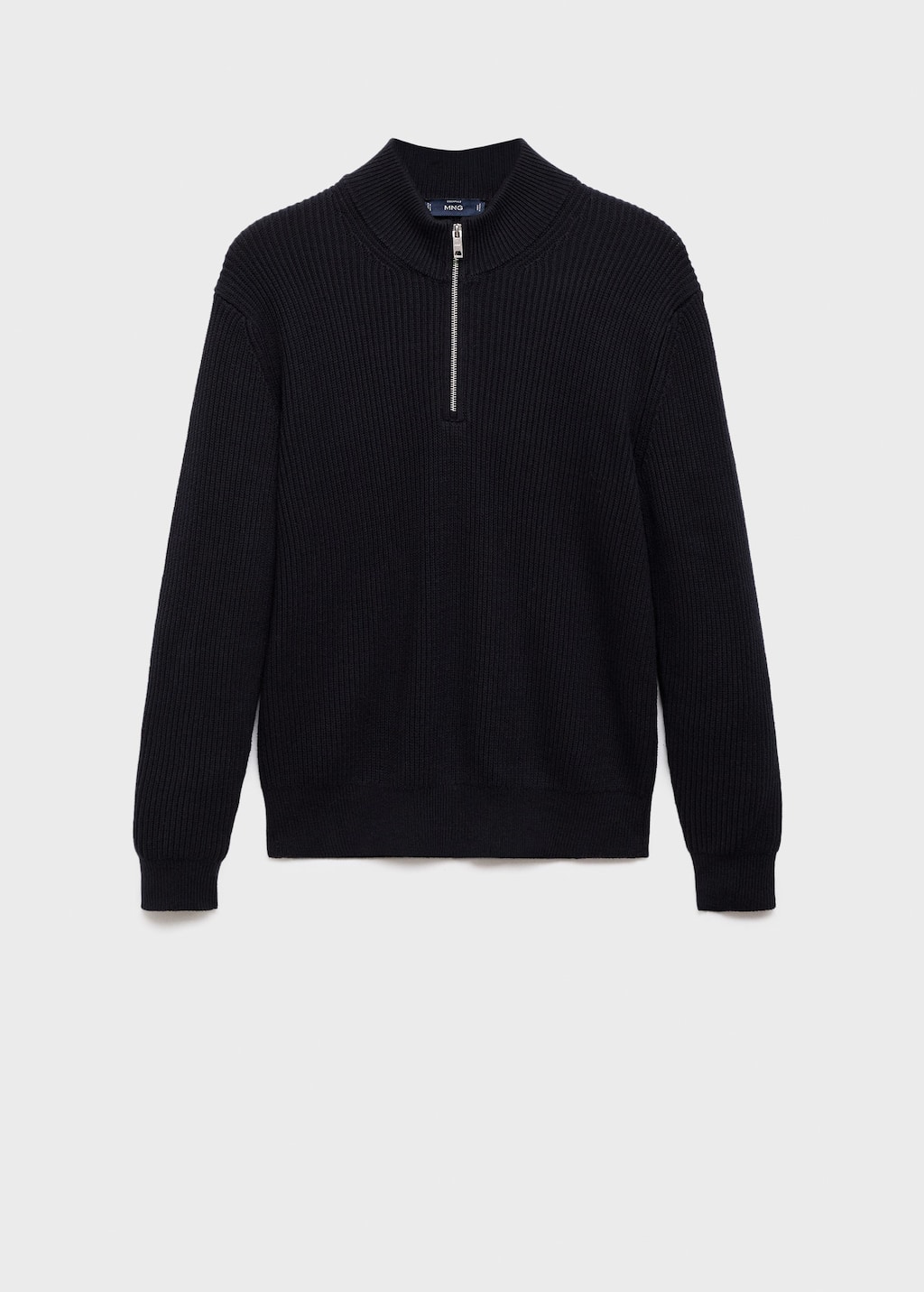 Mango Man Pull Bleu Marine - Homme - S -  In Black