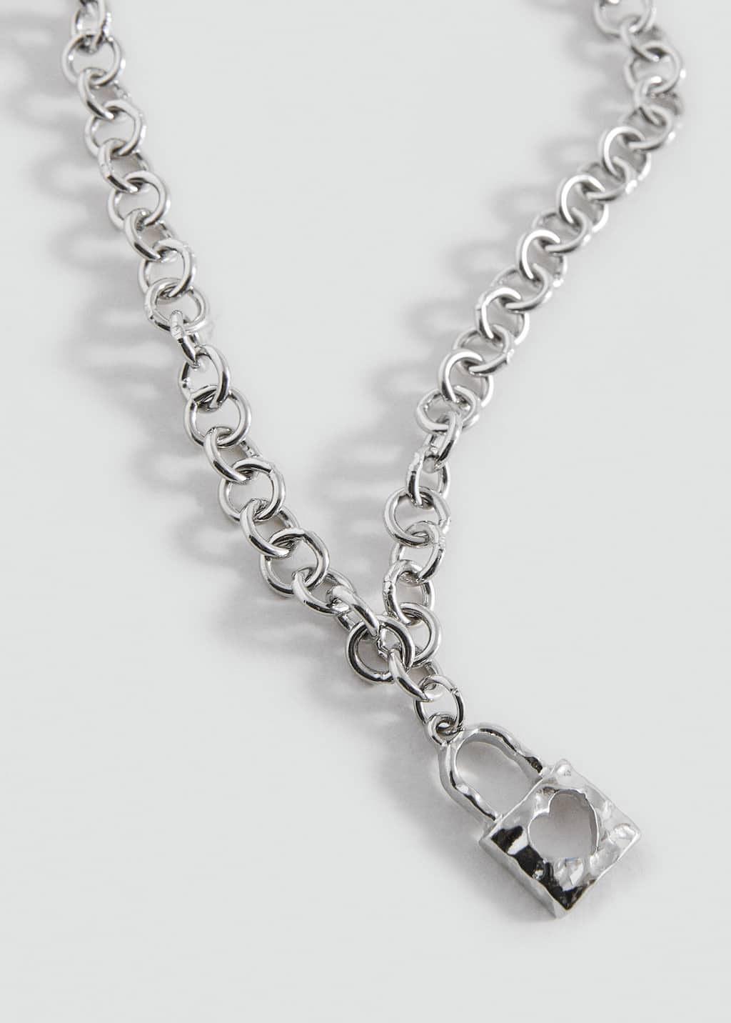 Mango Teen Necklace Silver In Silver