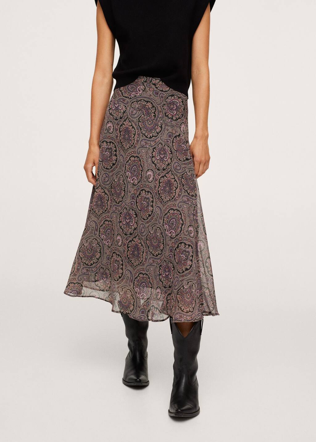 mango midi skirt