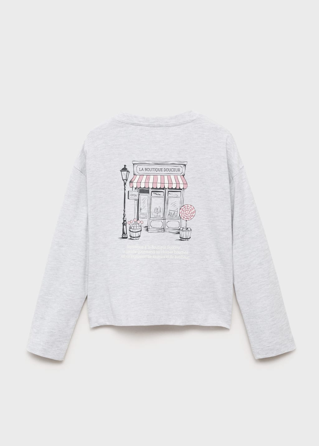 Printed long sleeve t-shirt