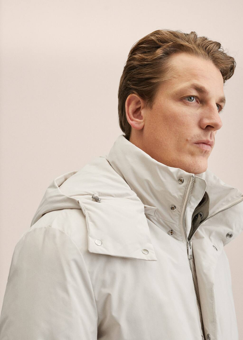 burberry detachable hood quilted showerproof parka