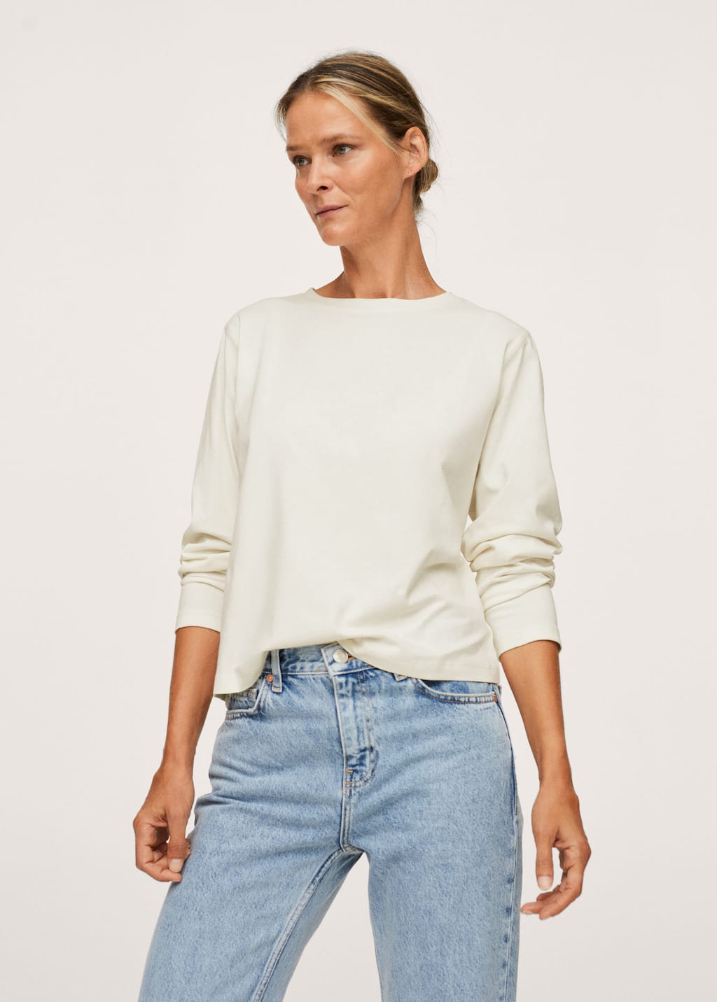 mango women's basic t shirt