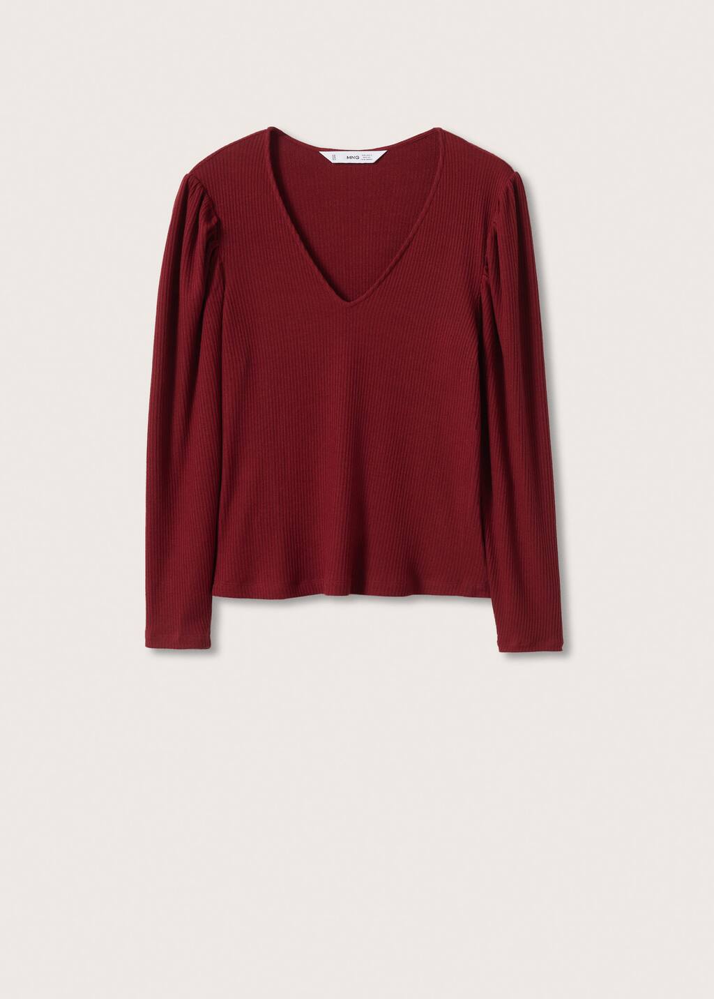 Mango Longsleeve tshirt with ruffles 17007756 70