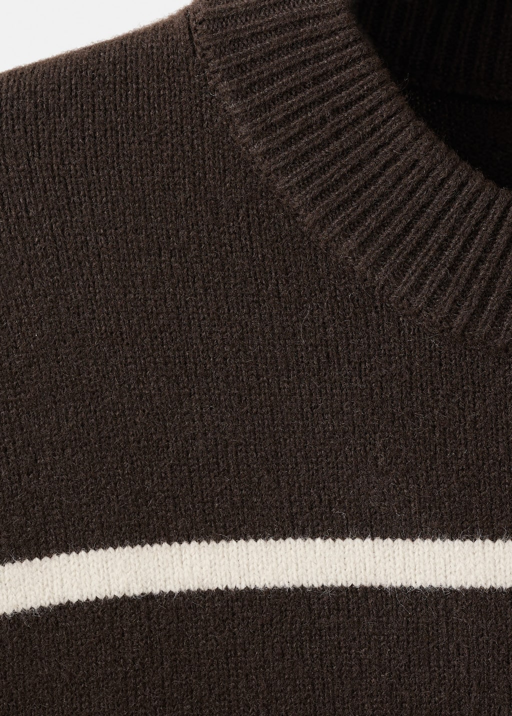 Knit striped sweater