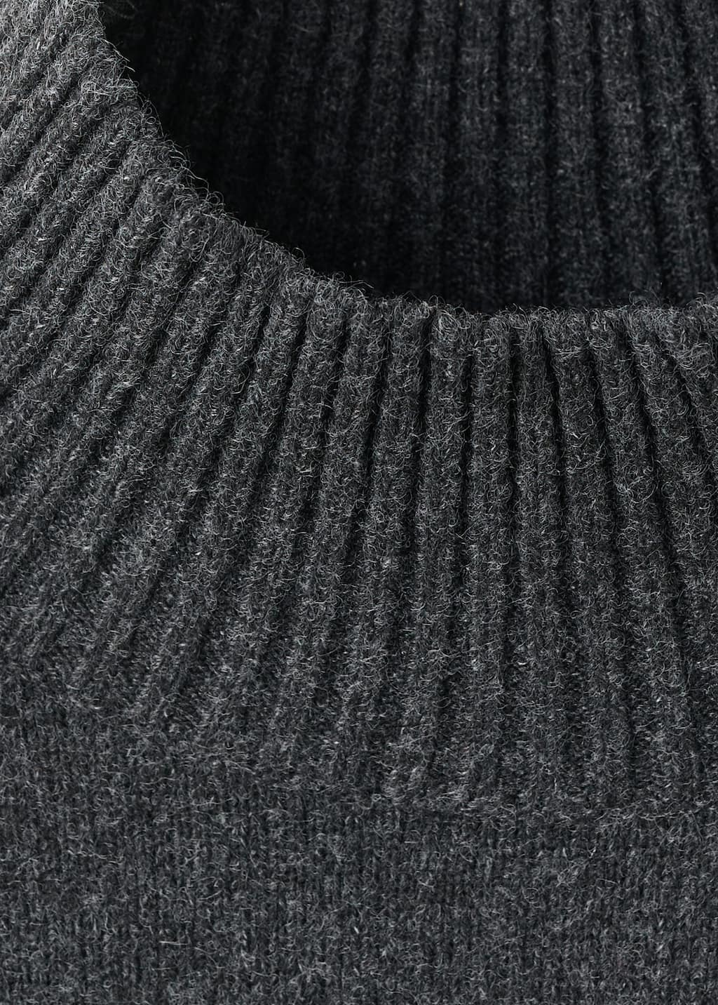 Cable-knit turtleneck sweater