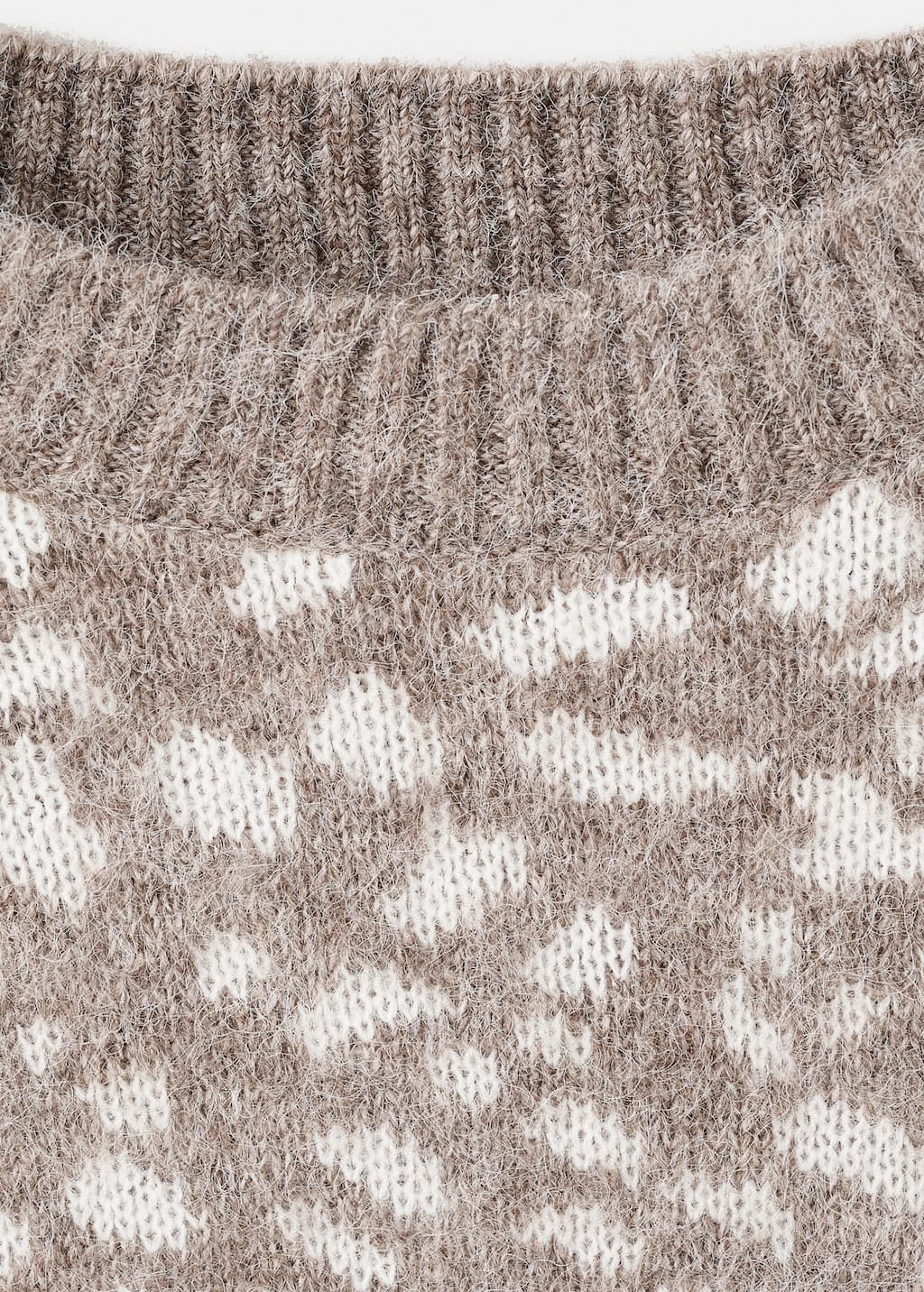 Animal print sweater