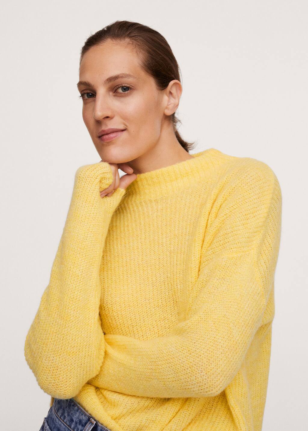 mango yellow sweater