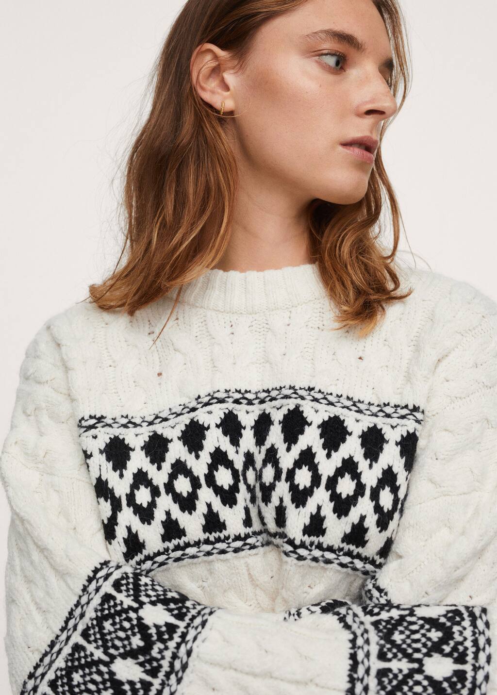 jacquard sweater women's