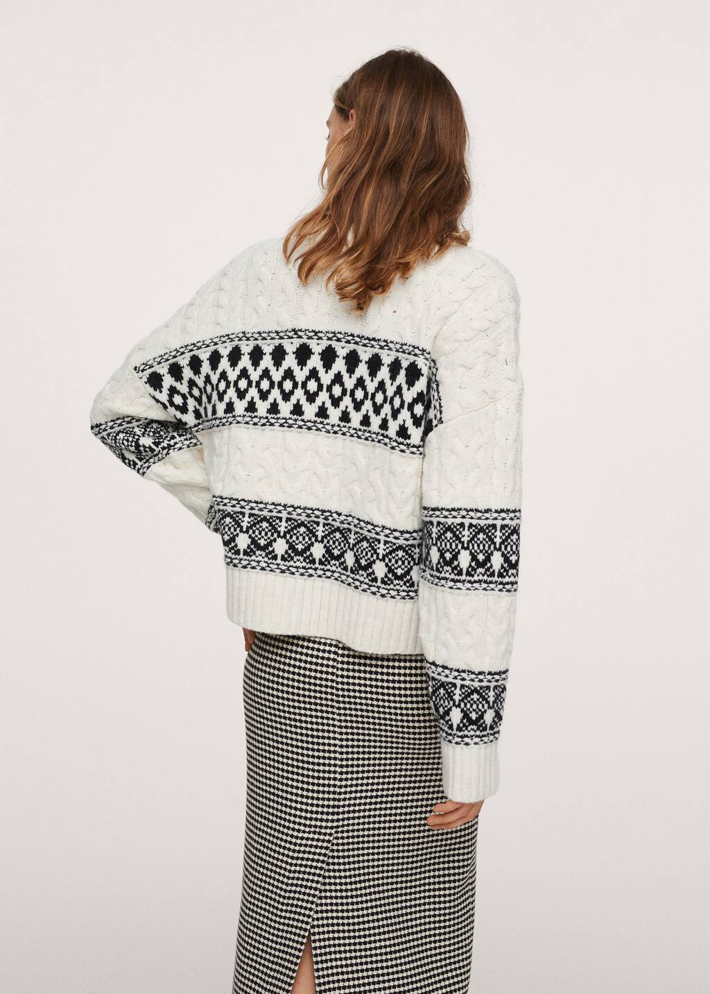 jacquard sweater women's