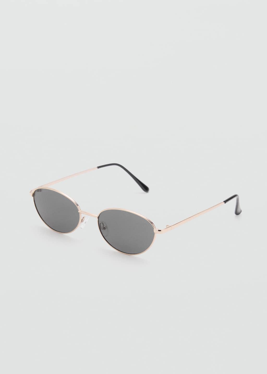 Mango Lunettes De Soleil Monture Métallique Or - Femme - Taille Unique -