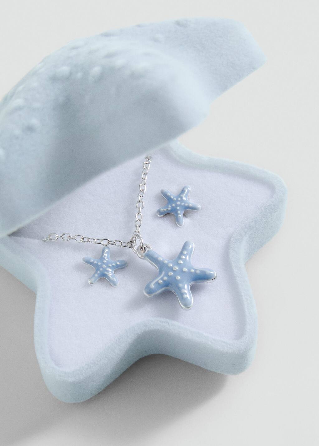Mango Star Chain Necklace Silver