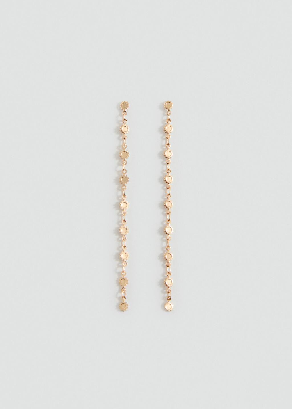 Long sun earrings