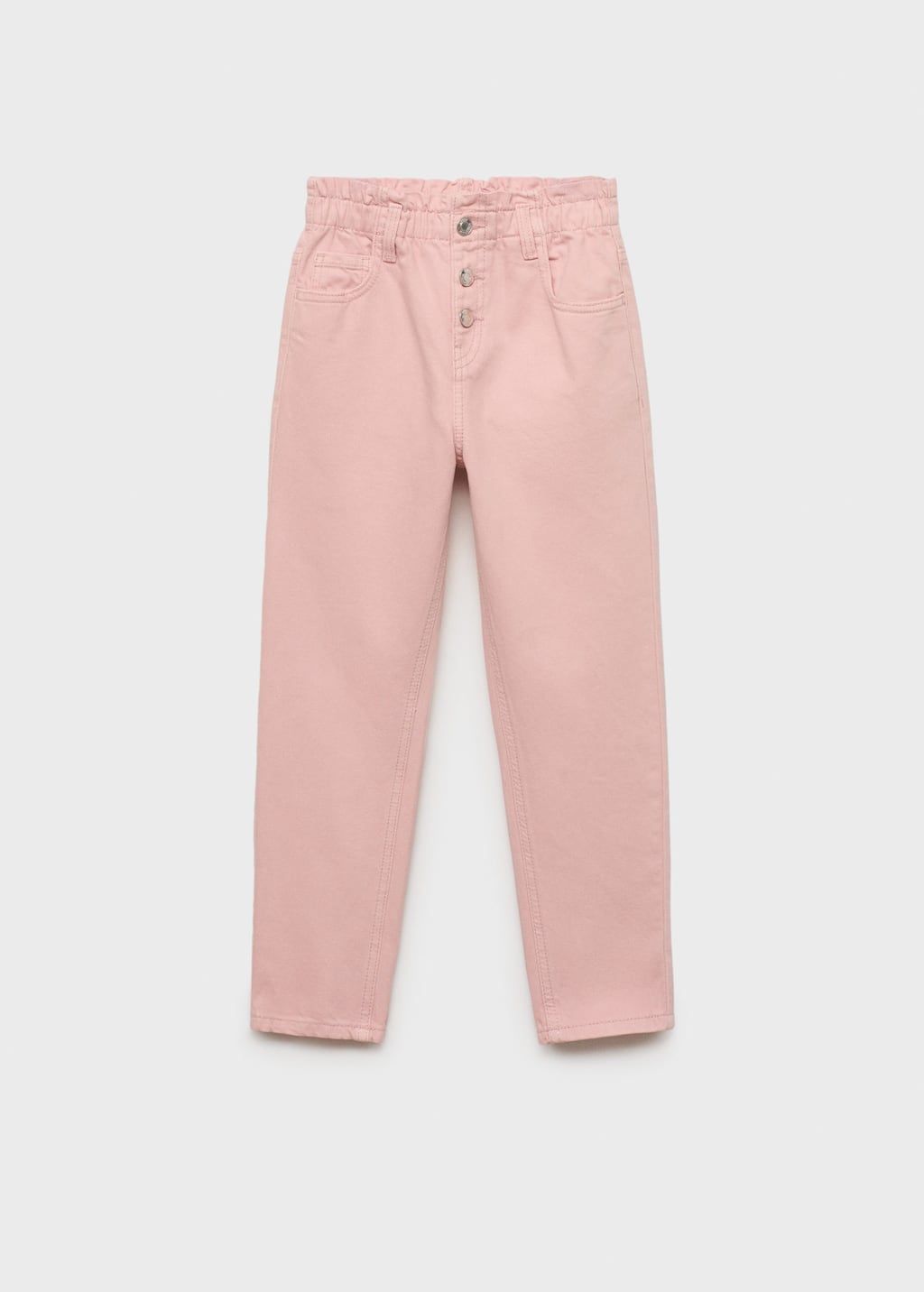 Mango Paperbag Jeans Pink