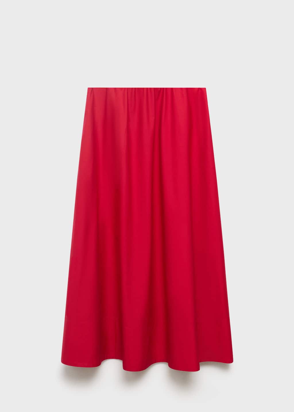 Mango Flared Cotton Midi Skirt