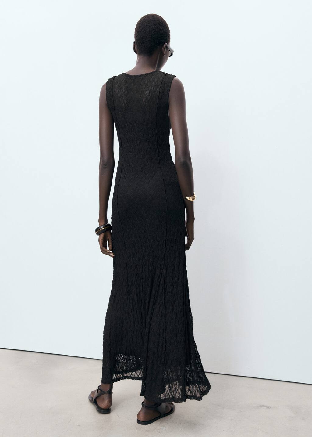 Long lace dress